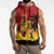 Custom Papua New Guinea Cricket Sleeveless Zip Hoodie PNG Barramundis - Polynesian Pride