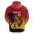 Custom Papua New Guinea Cricket Zip Hoodie PNG Barramundis - Polynesian Pride