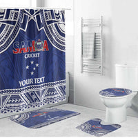 Custom Samoa Cricket Bathroom Set Go Champions Samoan - Polynesian Pride