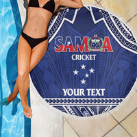 Custom Samoa Cricket Beach Blanket Go Champions Samoan - Polynesian Pride