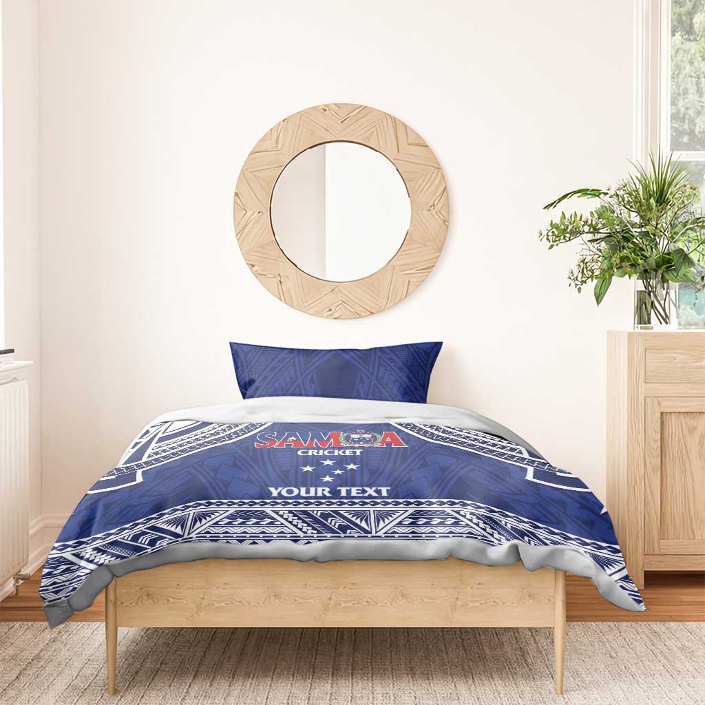 Custom Samoa Cricket Bedding Set Go Champions Samoan - Polynesian Pride