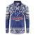 Custom Samoa Cricket Button Sweatshirt Go Champions Samoan - Polynesian Pride