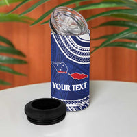 Custom Samoa Cricket 4 in 1 Can Cooler Tumbler Go Champions Samoan - Polynesian Pride