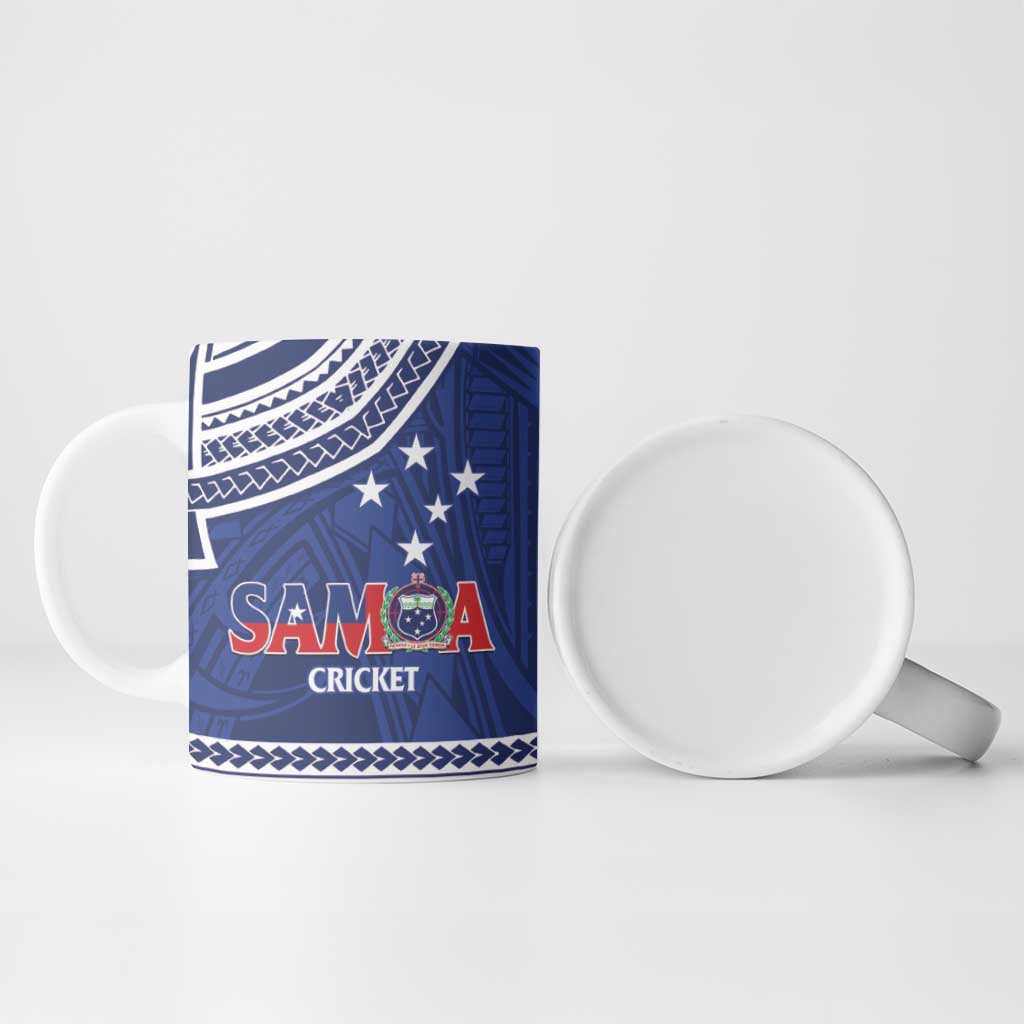 Custom Samoa Cricket Ceramic Mug Go Champions Samoan - Polynesian Pride