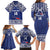 Custom Samoa Cricket Family Matching Long Sleeve Bodycon Dress and Hawaiian Shirt Go Champions Samoan - Polynesian Pride