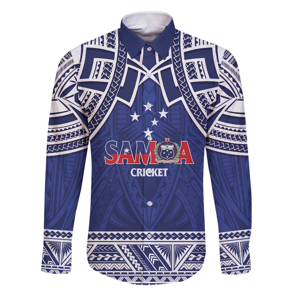 Custom Samoa Cricket Family Matching Mermaid Dress and Hawaiian Shirt Go Champions Samoan - Polynesian Pride