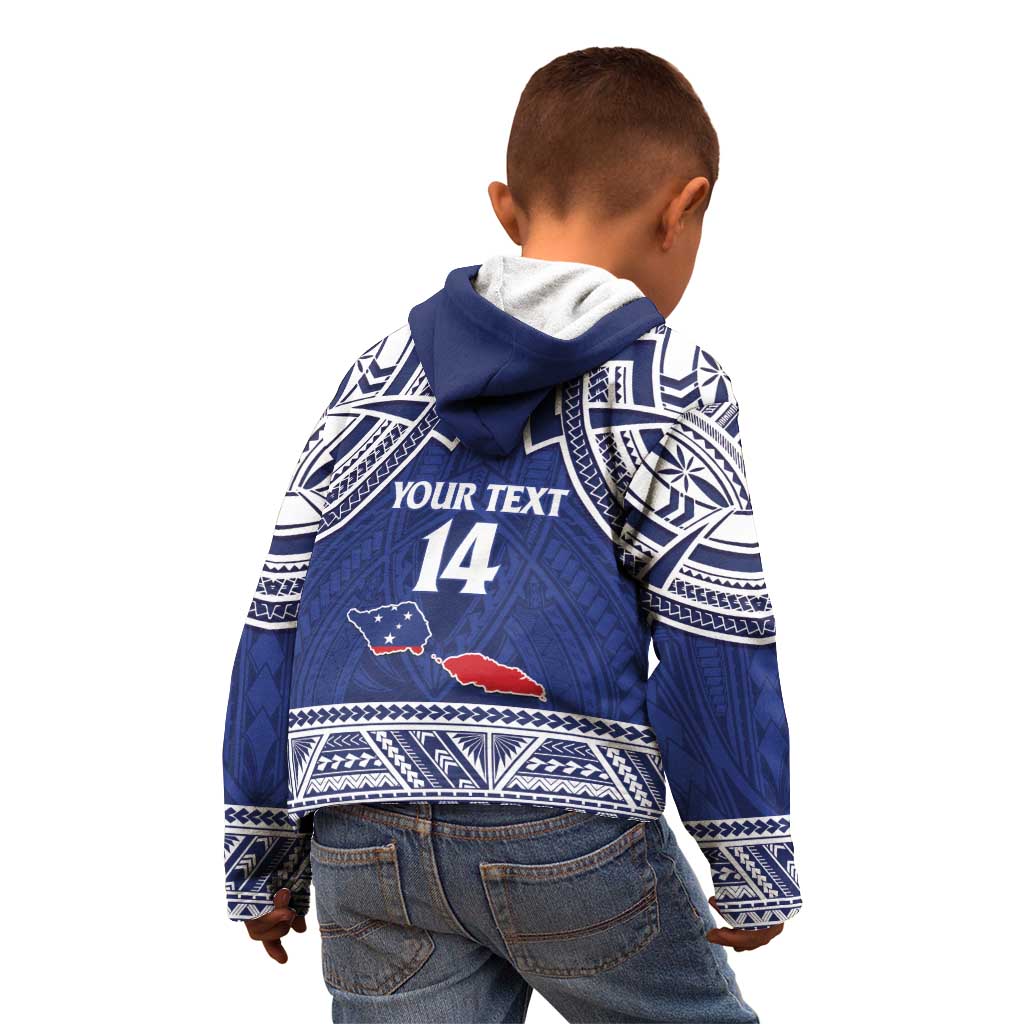 Custom Samoa Cricket Kid Hoodie Go Champions Samoan - Polynesian Pride