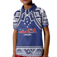 Custom Samoa Cricket Kid Polo Shirt Go Champions Samoan - Polynesian Pride