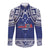 Custom Samoa Cricket Long Sleeve Button Shirt Go Champions Samoan - Polynesian Pride