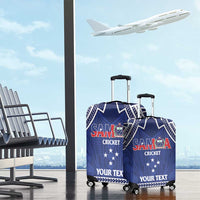 Custom Samoa Cricket Luggage Cover Go Champions Samoan - Polynesian Pride