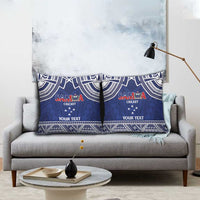 Custom Samoa Cricket Pillow Cover Go Champions Samoan - Polynesian Pride