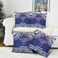 Custom Samoa Cricket Pillow Cover Go Champions Samoan - Polynesian Pride