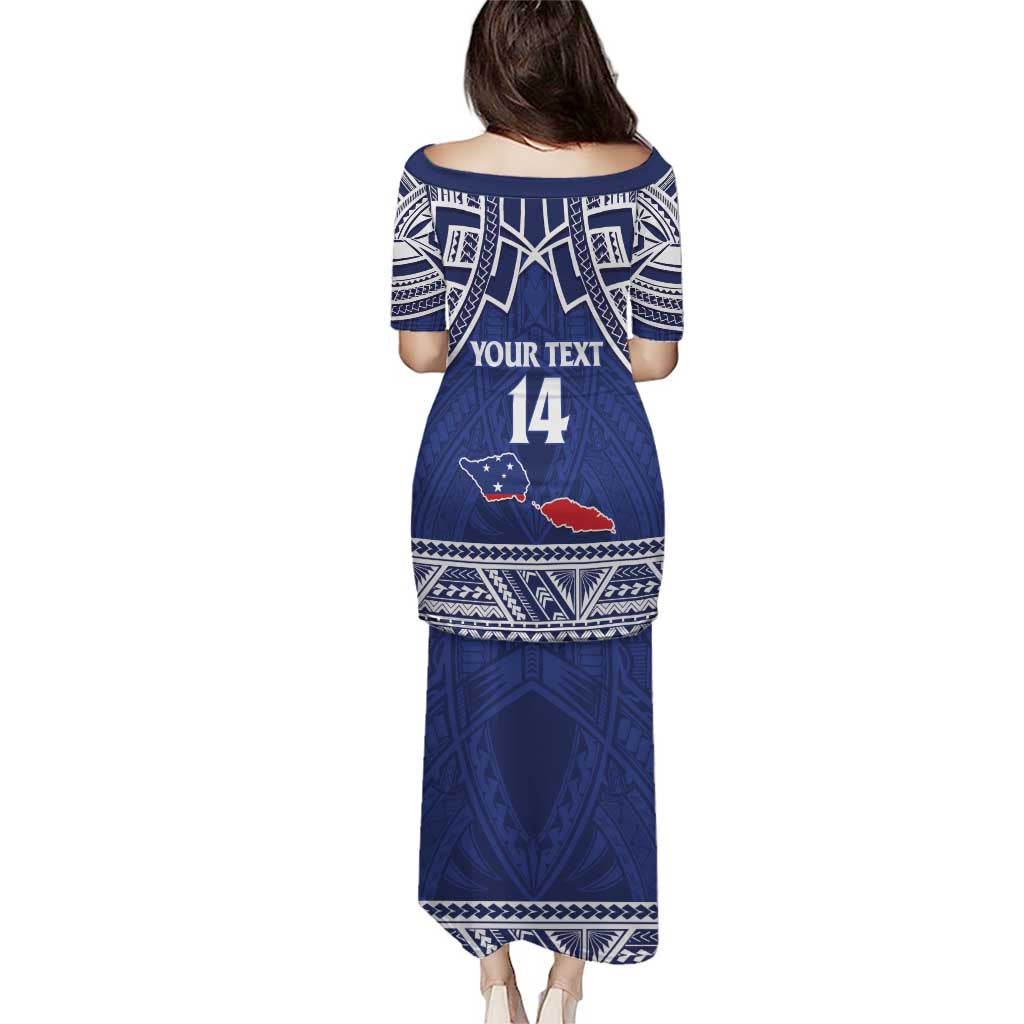 Custom Samoa Cricket Puletasi Go Champions Samoan - Polynesian Pride