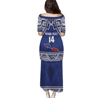 Custom Samoa Cricket Puletasi Go Champions Samoan - Polynesian Pride