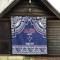 Custom Samoa Cricket Quilt Go Champions Samoan - Polynesian Pride