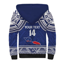 Custom Samoa Cricket Sherpa Hoodie Go Champions Samoan - Polynesian Pride