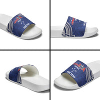 Custom Samoa Cricket Slide Sandals Go Champions Samoan - Polynesian Pride