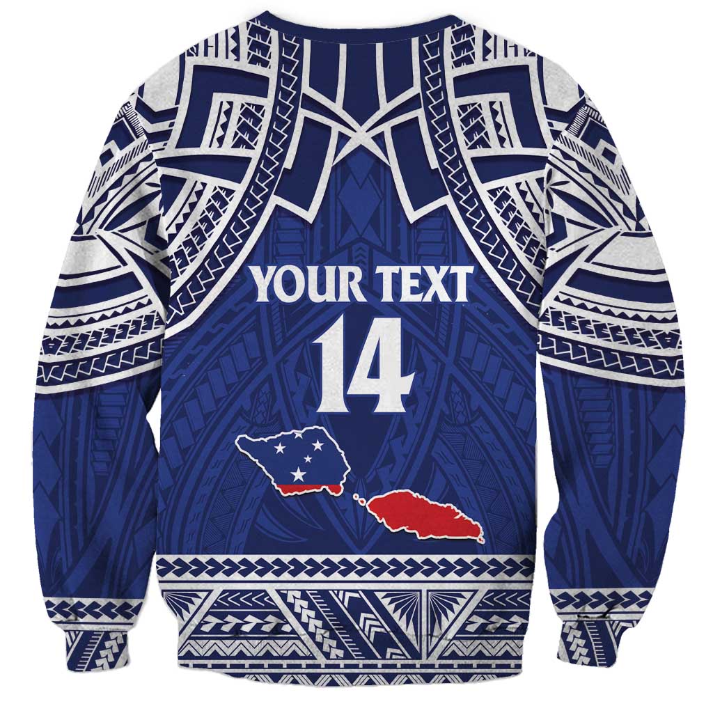 Custom Samoa Cricket Sweatshirt Go Champions Samoan - Polynesian Pride