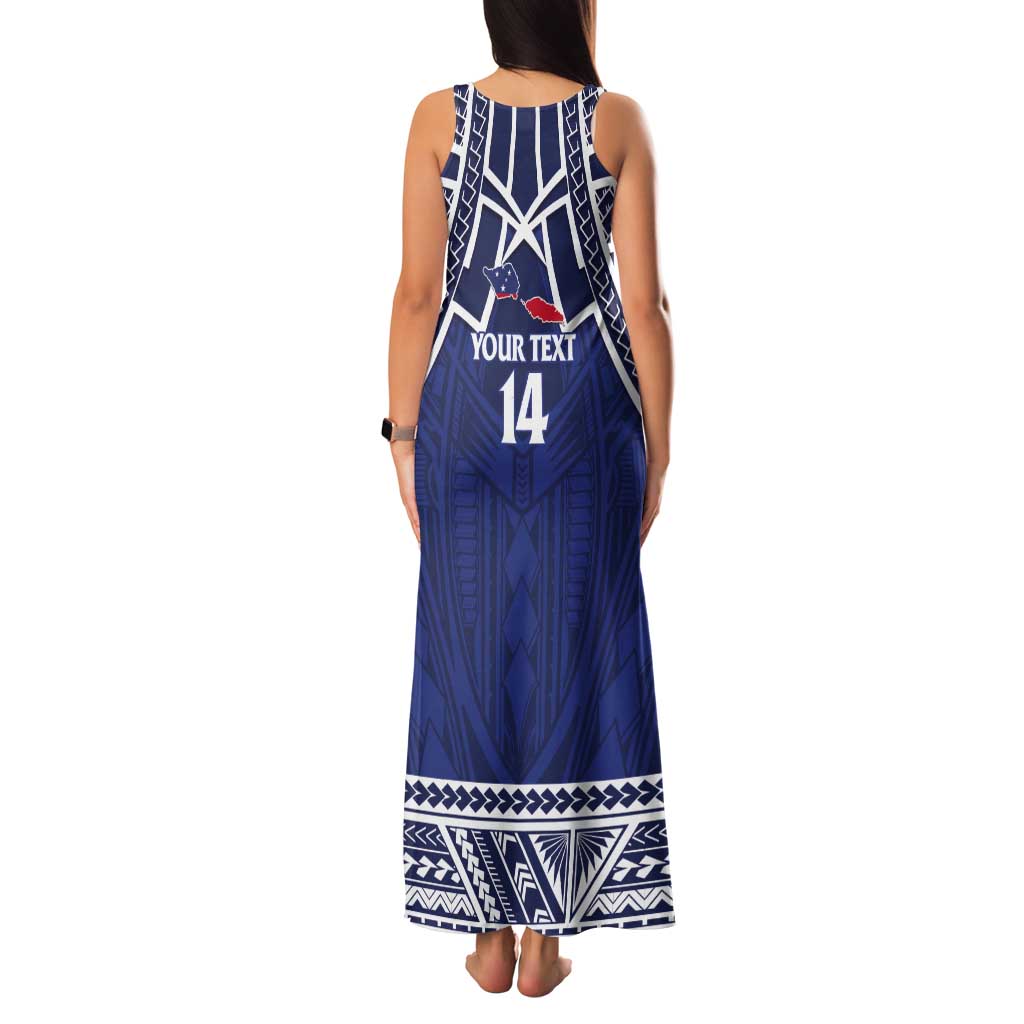 Custom Samoa Cricket Tank Maxi Dress Go Champions Samoan - Polynesian Pride