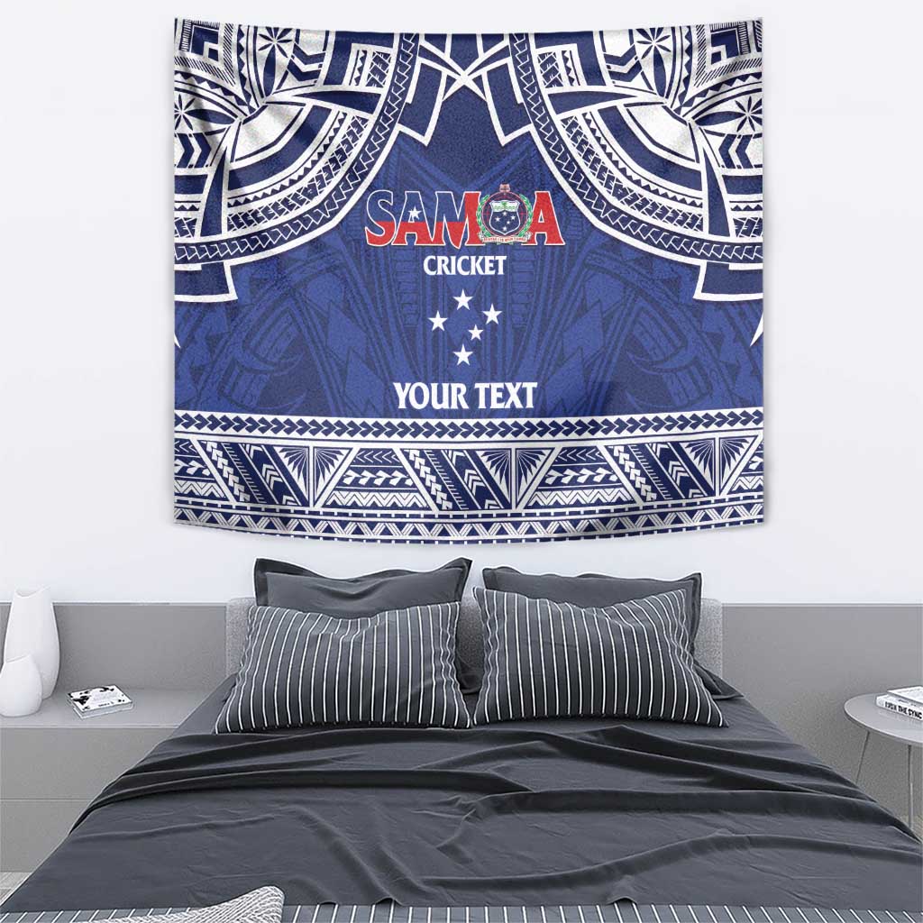 Custom Samoa Cricket Tapestry Go Champions Samoan - Polynesian Pride