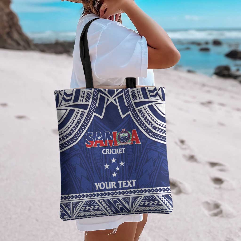 Custom Samoa Cricket Tote Bag Go Champions Samoan - Polynesian Pride