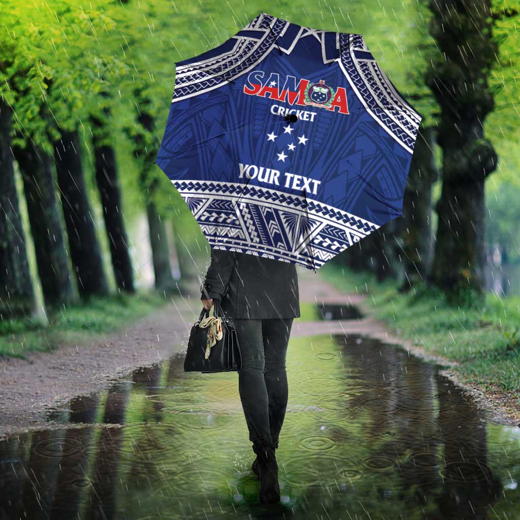 Custom Samoa Cricket Umbrella Go Champions Samoan - Polynesian Pride