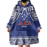Custom Samoa Cricket Wearable Blanket Hoodie Go Champions Samoan - Polynesian Pride