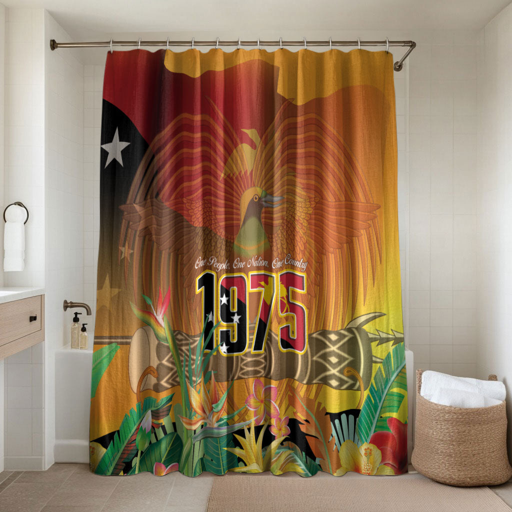 Papua New Guinea Independence Day Bathroom Set One People One Nation One Country