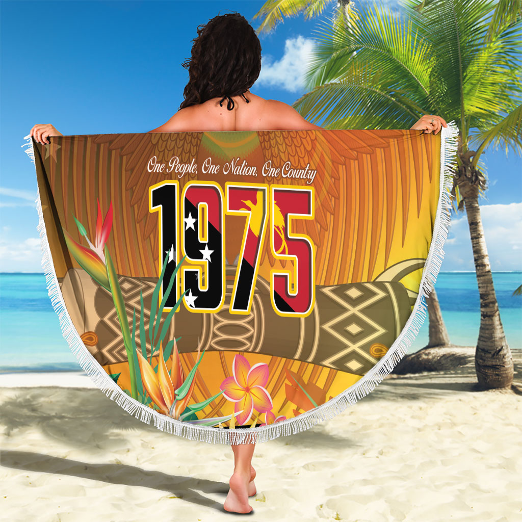 Papua New Guinea Independence Day Beach Blanket One People One Nation One Country