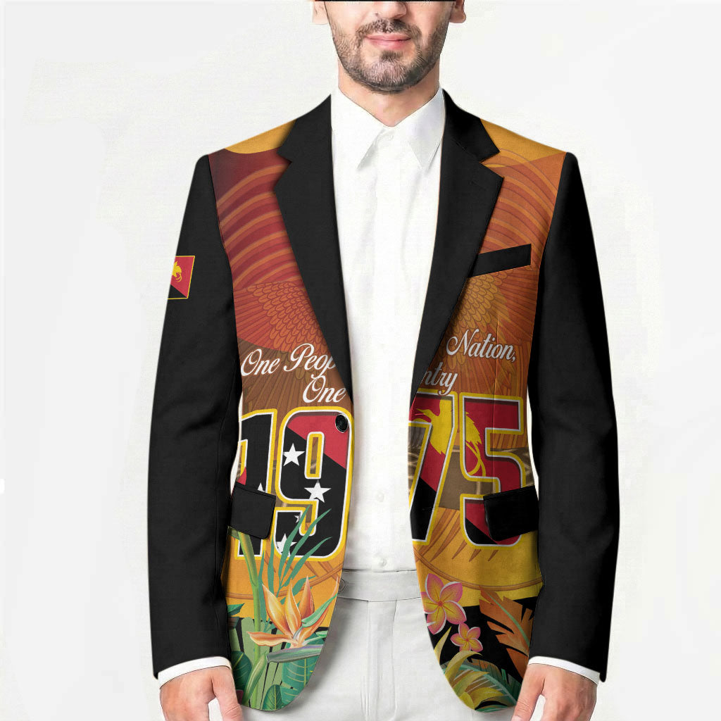 Personalised Papua New Guinea Independence Day Blazer One People One Nation One Country