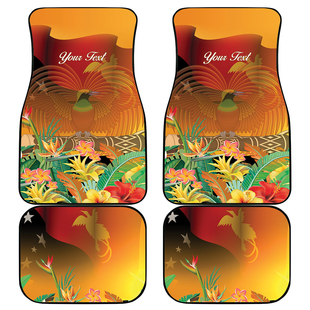 Personalised Papua New Guinea Independence Day Car Mats One People One Nation One Country