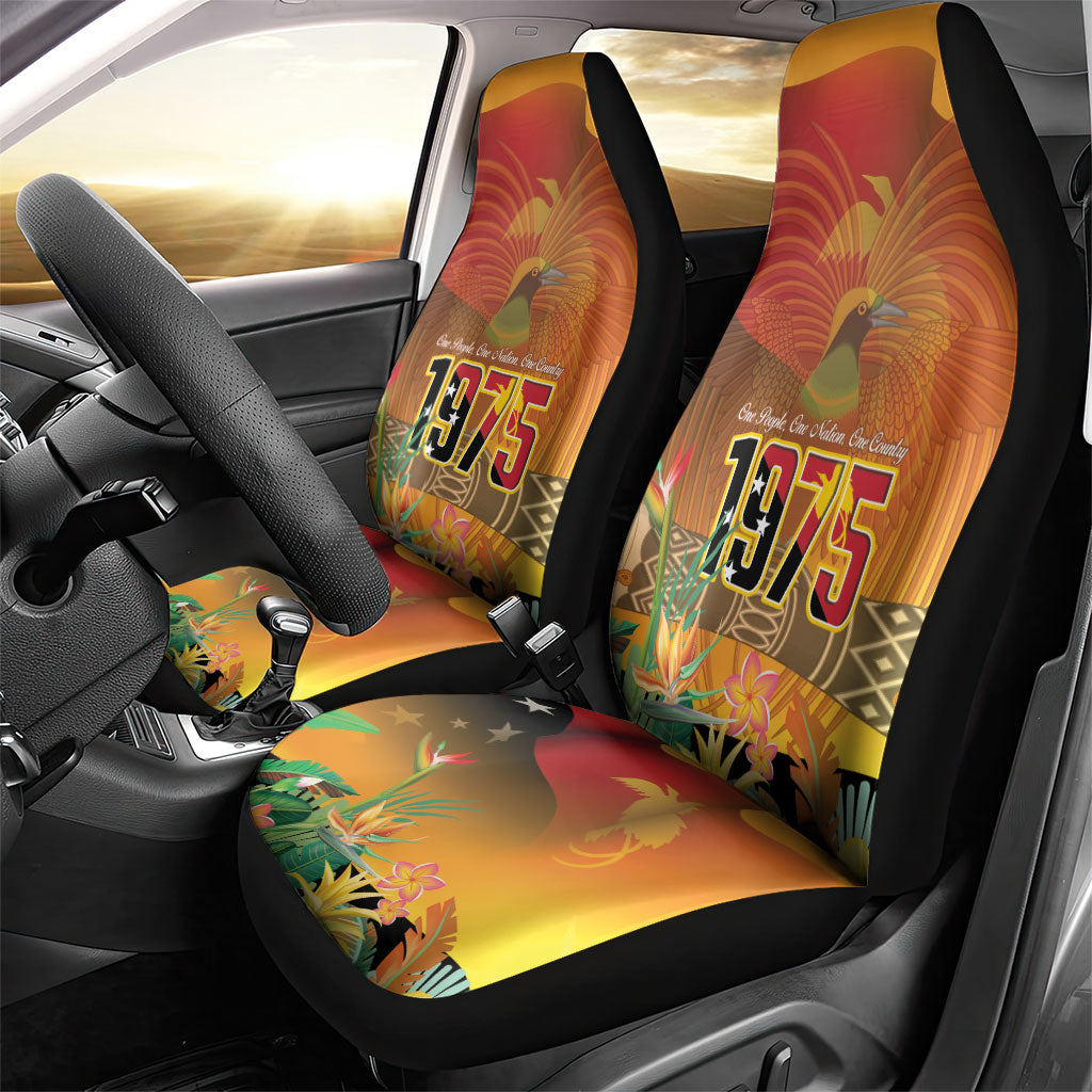 Papua New Guinea Independence Day Car Seat Cover One People One Nation One Country