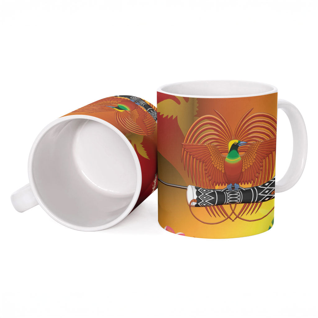 Personalised Papua New Guinea Independence Day Ceramic Mug One People One Nation One Country