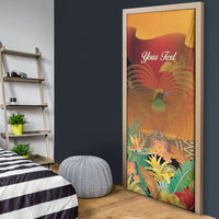 Personalised Papua New Guinea Independence Day Door Cover One People One Nation One Country