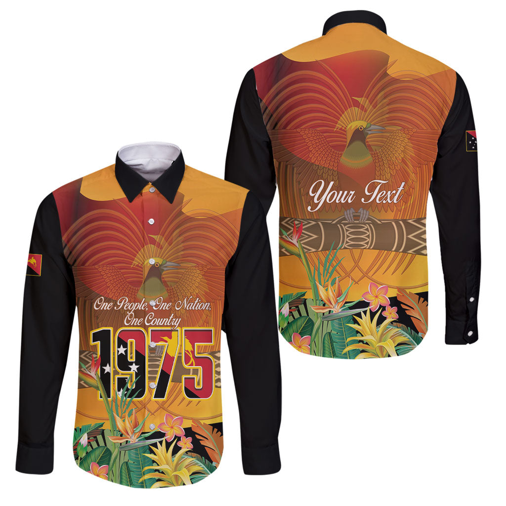 Personalised Papua New Guinea Independence Day Family Matching Puletasi and Hawaiian Shirt One People One Nation One Country
