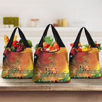 Papua New Guinea Independence Day Grocery Bag One People One Nation One Country
