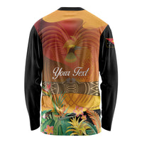 Personalised Papua New Guinea Independence Day Long Sleeve Shirt One People One Nation One Country