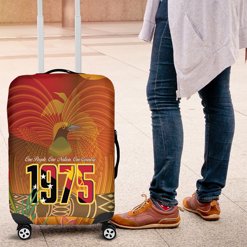 Papua New Guinea Independence Day Luggage Cover One People One Nation One Country