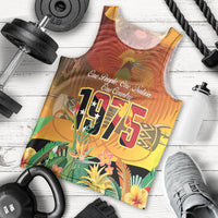 Personalised Papua New Guinea Independence Day Men Tank Top One People One Nation One Country