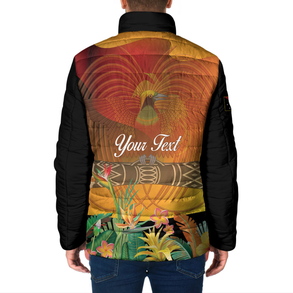 Personalised Papua New Guinea Independence Day Padded Jacket One People One Nation One Country