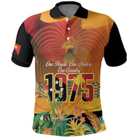 Personalised Papua New Guinea Independence Day Polo Shirt One People One Nation One Country