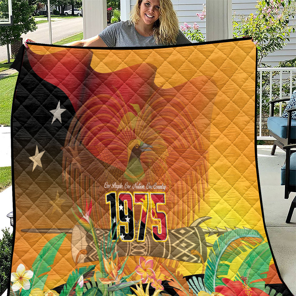 Papua New Guinea Independence Day Quilt One People One Nation One Country LT14 Multicolor - Polynesian Pride