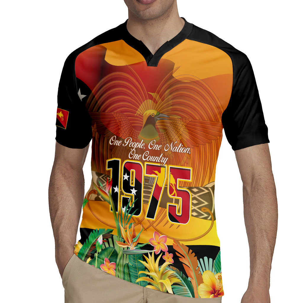 Personalised Papua New Guinea Independence Day Rugby Jersey One People One Nation One Country