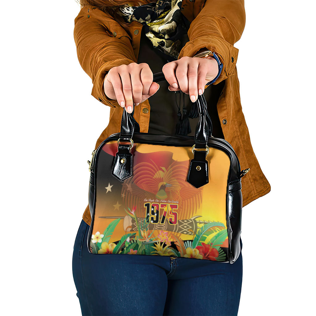 Papua New Guinea Independence Day Shoulder Handbag One People One Nation One Country