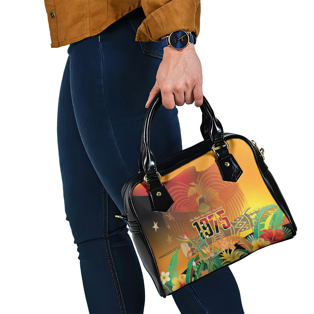 Papua New Guinea Independence Day Shoulder Handbag One People One Nation One Country