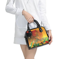 Papua New Guinea Independence Day Shoulder Handbag One People One Nation One Country