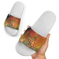 Papua New Guinea Independence Day Slide Sandals One People One Nation One Country