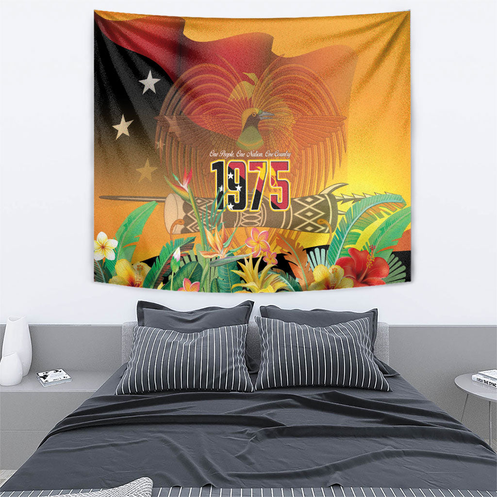 Papua New Guinea Independence Day Tapestry One People One Nation One Country