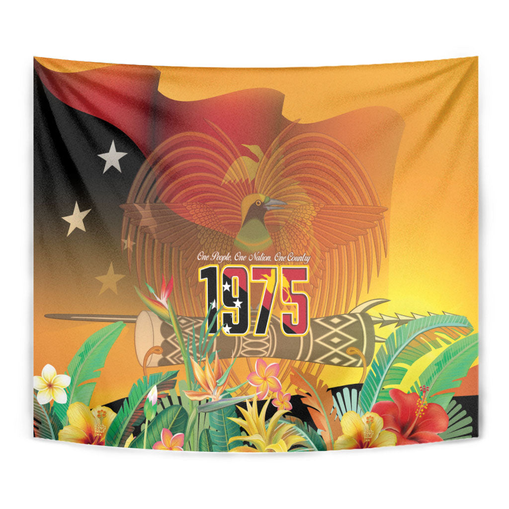 Papua New Guinea Independence Day Tapestry One People One Nation One Country