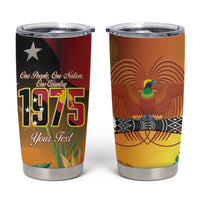 Personalised Papua New Guinea Independence Day Tumbler Cup One People One Nation One Country